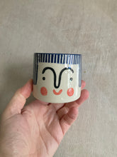 Load image into Gallery viewer, Small Person Planter - Navy Hair