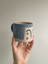 Load image into Gallery viewer, Person Mug - Cobalt Blue Hair
