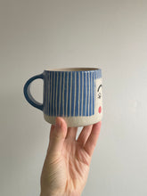 Load image into Gallery viewer, Person Mug - Cobalt Blue Hair