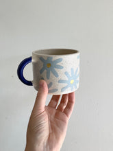 Load image into Gallery viewer, Blue speckled sunshine mug
