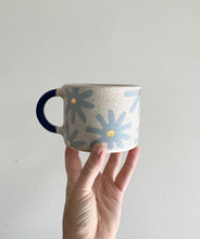 Load image into Gallery viewer, Blue speckled sunshine mug