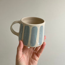 Load image into Gallery viewer, Denim Blue Striped Mug