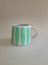Load image into Gallery viewer, Green Striped Mug