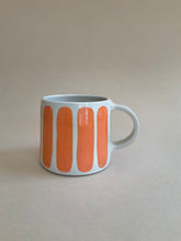 Load image into Gallery viewer, Orange Striped Mug