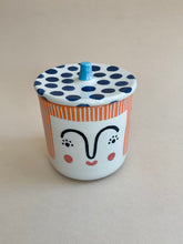 Load image into Gallery viewer, Lidded Pot - Orange Hair