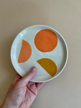 Load image into Gallery viewer, Orange Shapes Plate