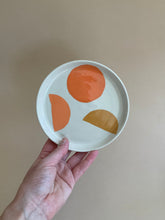 Load image into Gallery viewer, Orange Shapes Plate