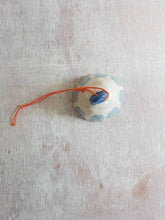 Load image into Gallery viewer, Blue Striped Ceramic Bell