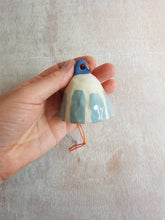Load image into Gallery viewer, Blue Striped Ceramic Bell