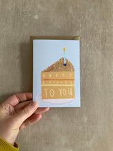 Load image into Gallery viewer, Birthday Cake Card