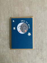 Load image into Gallery viewer, Moon Illustrated Greeting Card