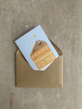 Load image into Gallery viewer, Birthday Cake Card