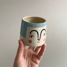 Load image into Gallery viewer, Small Person Planter - Blue Hair