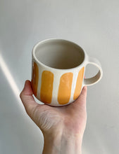 Load image into Gallery viewer, Egg Yellow Striped Mug