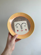 Load image into Gallery viewer, Face Plate - Yellow and Orange with Brown Hair
