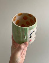 Load image into Gallery viewer, Medium Planter - Green Person