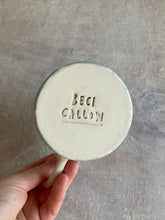 Load image into Gallery viewer, Denim blue scallops mug