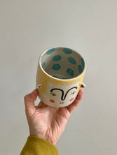 Load image into Gallery viewer, Medium Planter - Yellow Person