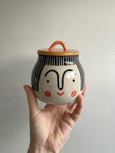 Load image into Gallery viewer, Lidded Pot - Black Hair