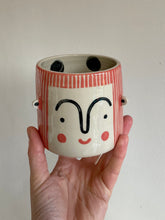 Load image into Gallery viewer, Medium Person Planter - Pink Hair