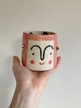 Load image into Gallery viewer, Medium Person Planter - Pink Hair