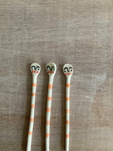 Load image into Gallery viewer, Porcelain Tiny Salt Spoon - Orange