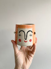 Load image into Gallery viewer, Medium Person Planter - Orange Hair