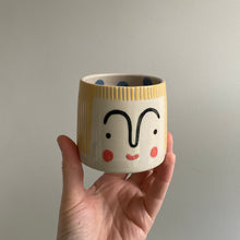 Load image into Gallery viewer, Small Person Planter - Yellow Hair