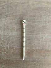 Load image into Gallery viewer, Porcelain Tiny Salt Spoon - Dusty Green