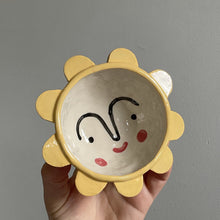 Load image into Gallery viewer, Flower Trinket Dish - Yellow