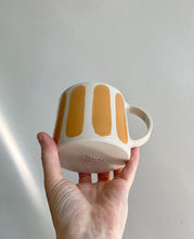 Load image into Gallery viewer, Egg Yellow Striped Mug