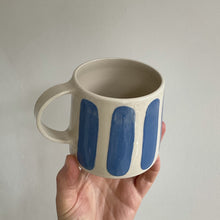 Load image into Gallery viewer, Cobalt Blue Striped Mug