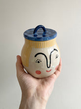Load image into Gallery viewer, Lidded Pot - Yellow Hair