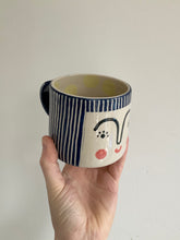 Load image into Gallery viewer, Person Mug - Navy Hair