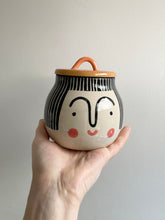 Load image into Gallery viewer, Lidded Pot - Black Hair
