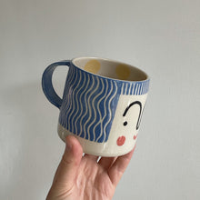 Load image into Gallery viewer, Cobalt Blue Haired Person Mug