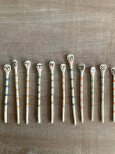 Load image into Gallery viewer, Porcelain Tiny Salt Spoon - Cobalt