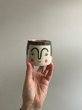 Load image into Gallery viewer, Small Person Planter - Black Hair