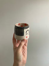 Load image into Gallery viewer, Small Person Planter - Black Hair