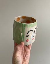 Load image into Gallery viewer, Medium Planter - Green Person