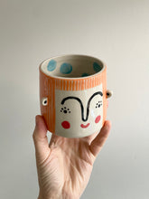 Load image into Gallery viewer, Medium Person Planter - Orange Hair
