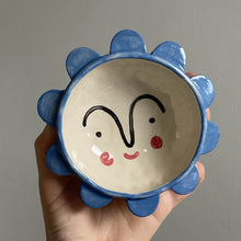 Load image into Gallery viewer, Flower Trinket Dish - Blue