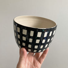 Load image into Gallery viewer, Gingham Cereal Bowl