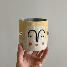 Load image into Gallery viewer, Medium Planter - Yellow Person