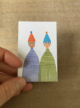 Load image into Gallery viewer, Set of 5 cute illustrated gift tags