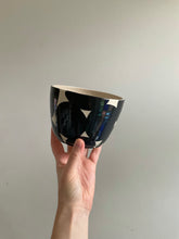 Load image into Gallery viewer, Black Circles Cereal Bowl