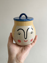 Load image into Gallery viewer, Lidded Pot - Yellow Hair