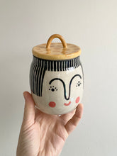 Load image into Gallery viewer, Lidded Pot - Black Hair