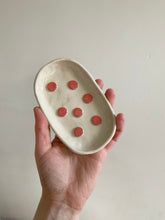 Load image into Gallery viewer, Pink dots soap dish