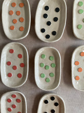 Load image into Gallery viewer, Black dots soap dish
